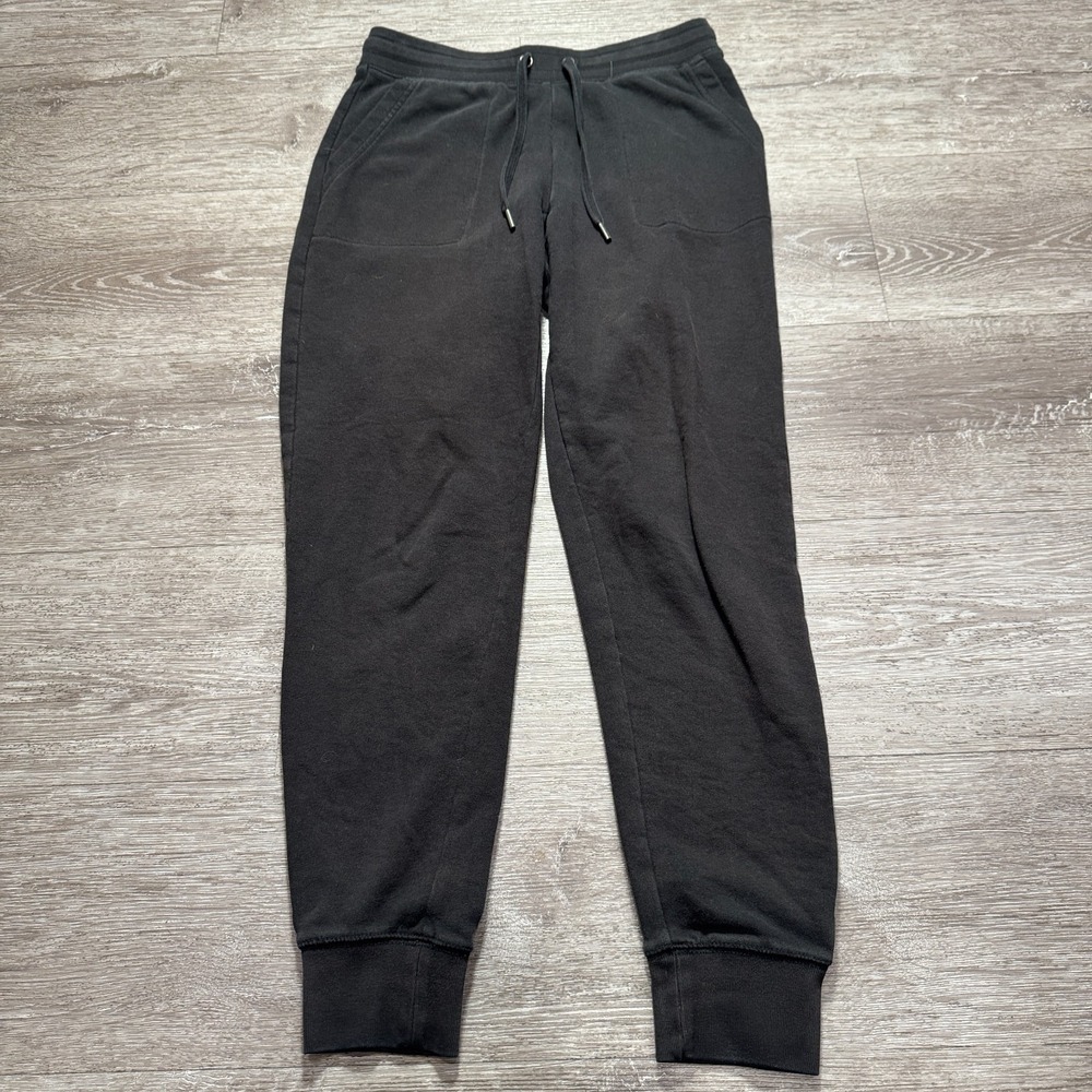 Uniqlo Pants Womens‎ XS Black Joggers Drawstring Lounge Casual Knit 26x27 Adult